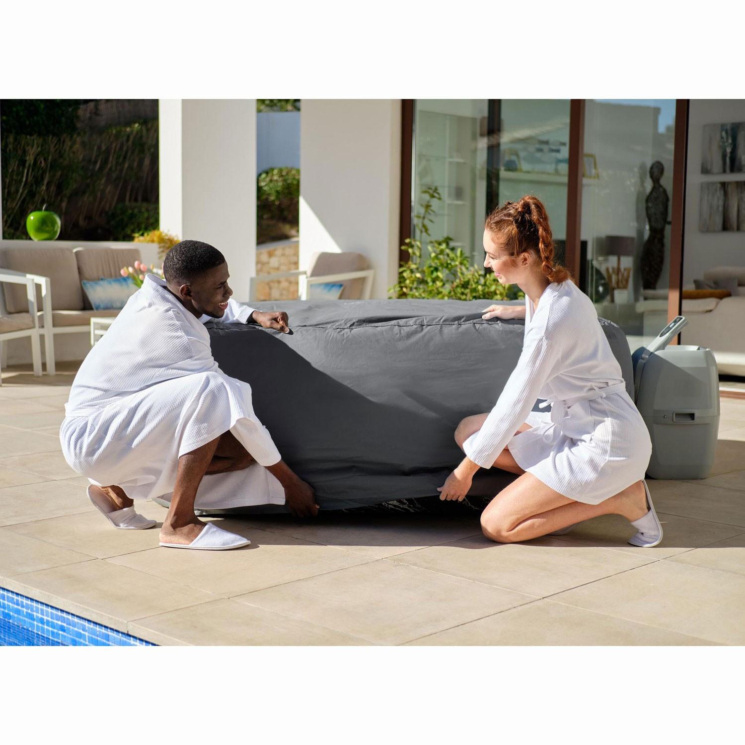 Bestway Lay-Z-Spa Thermoabdeckung für Spa, quadratisch, 1,80 m x 1,80 m x 71 cm