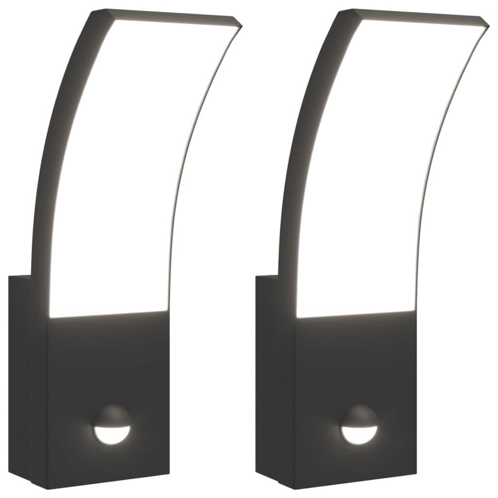 VidaXL Außenwandleuchte aluminium