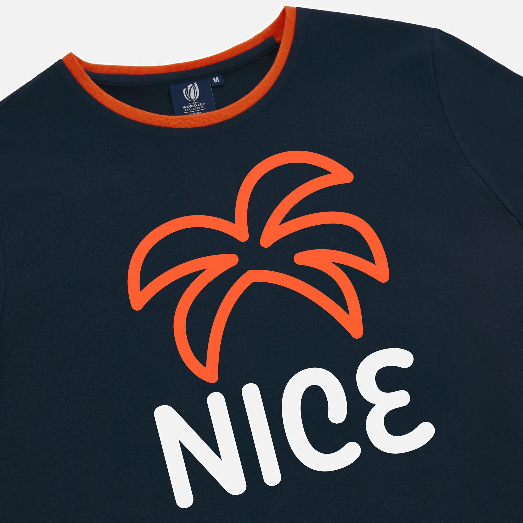 macron RWC France 2023 Nice Polycotton T-Shirt für Damen