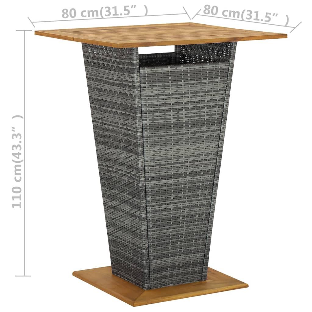 VidaXL Bar-set poly-rattan