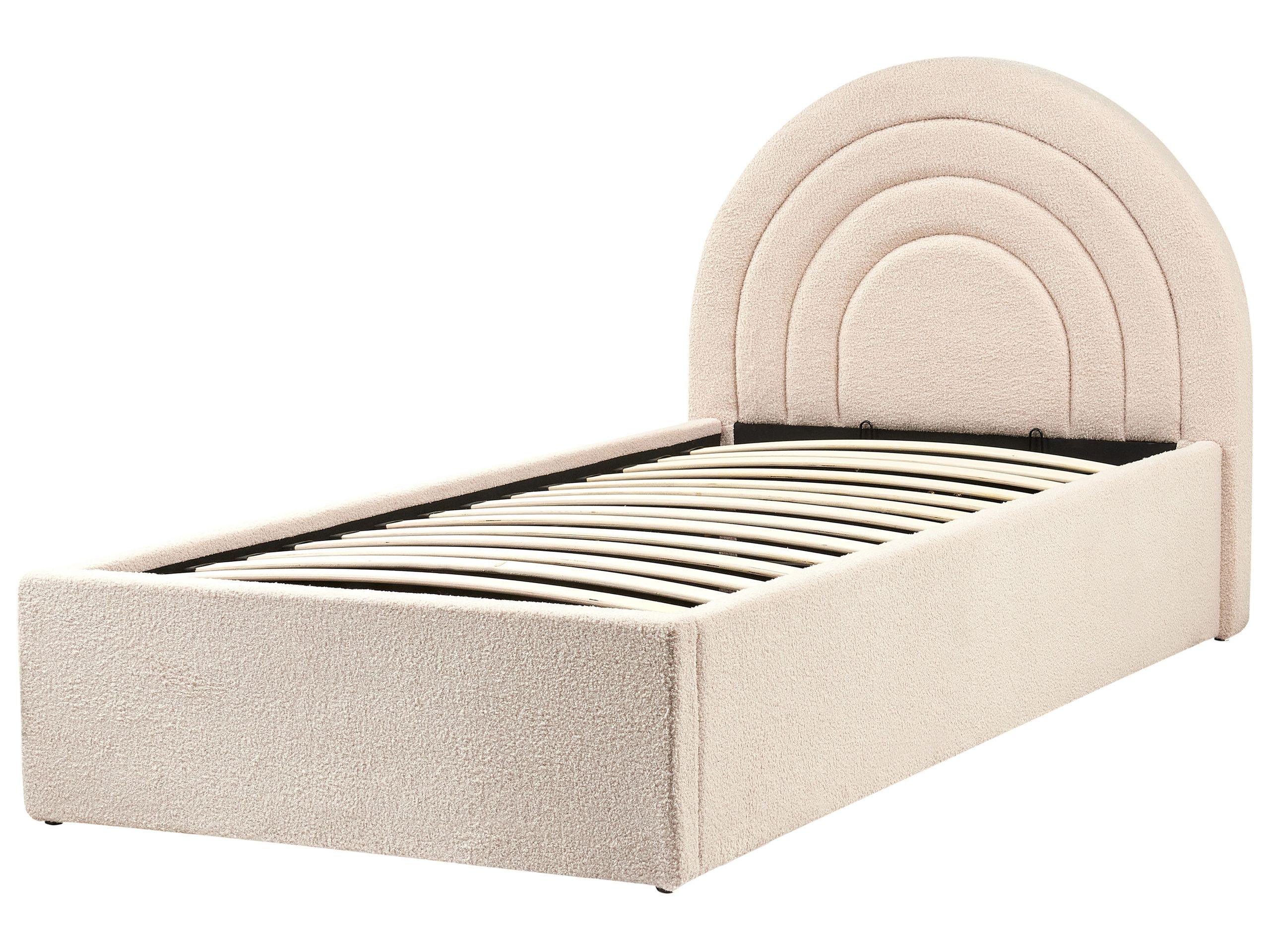 Beliani Kinderbett mit Stauraum aus Bouclé Retro ANET