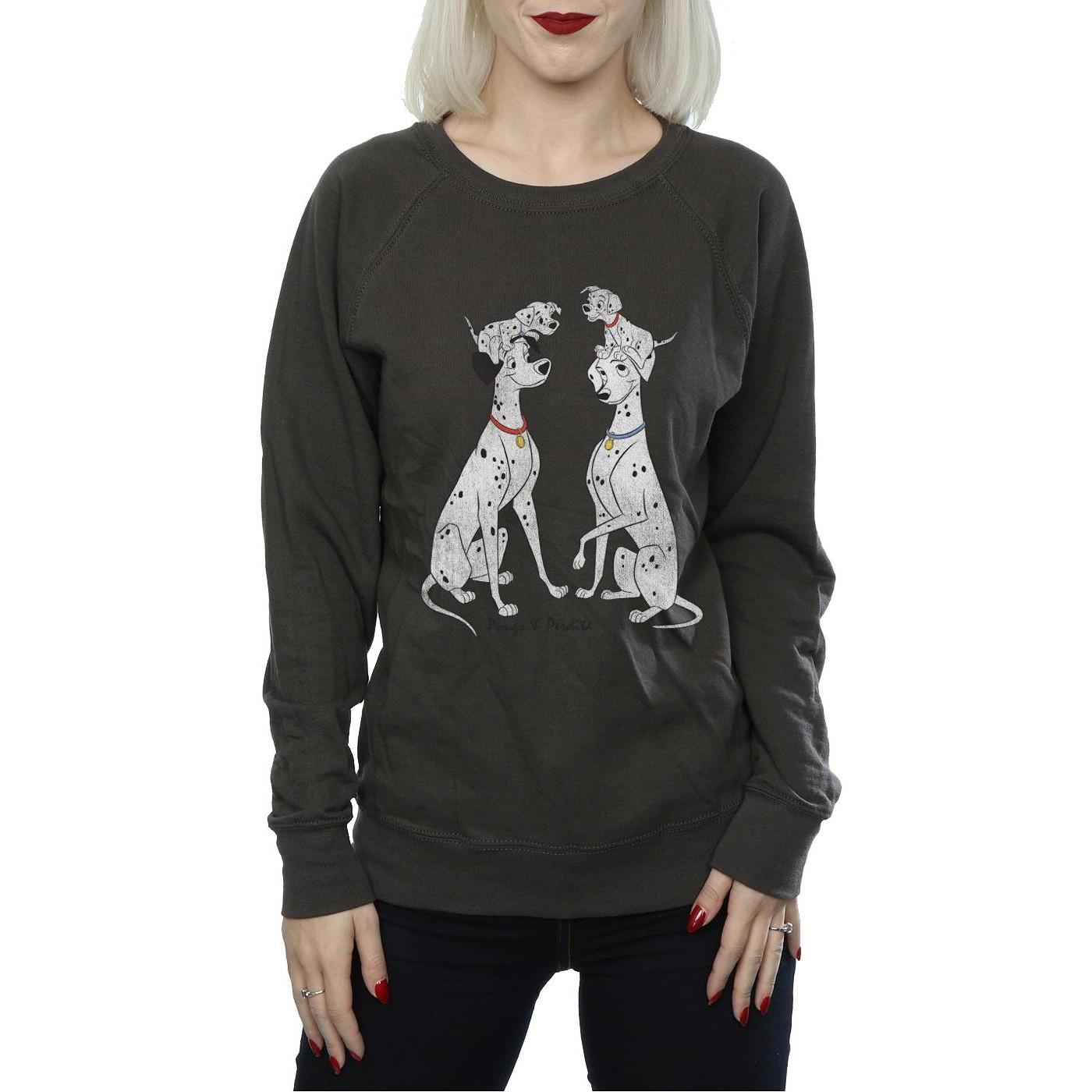 101 Dalmatians Pongo And Perdita Sweatshirt