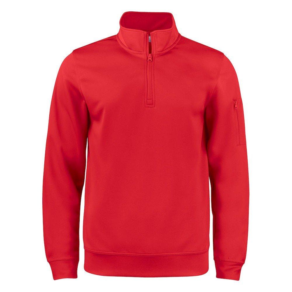 Clique Basic Active Sweatshirt mit kurzem Reißverschluss