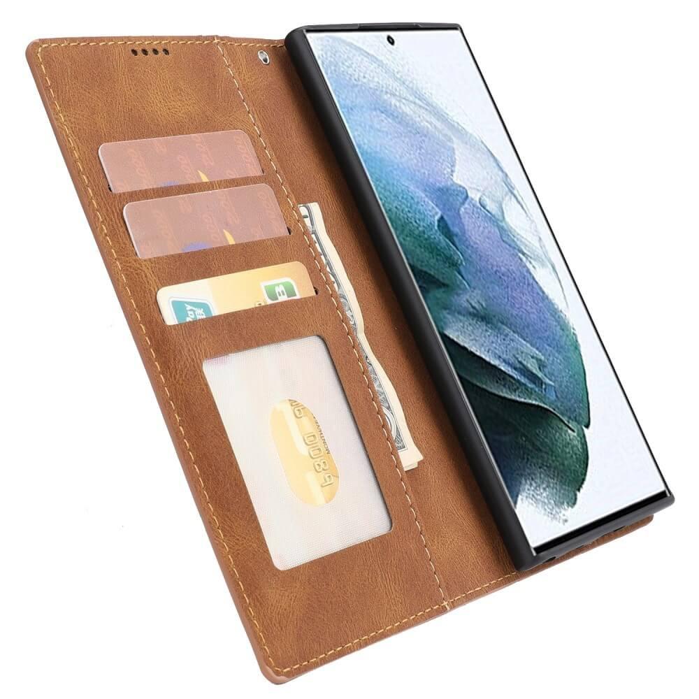 Cover-Discount Galaxy S23 Ultra - Leder Etui Hülle