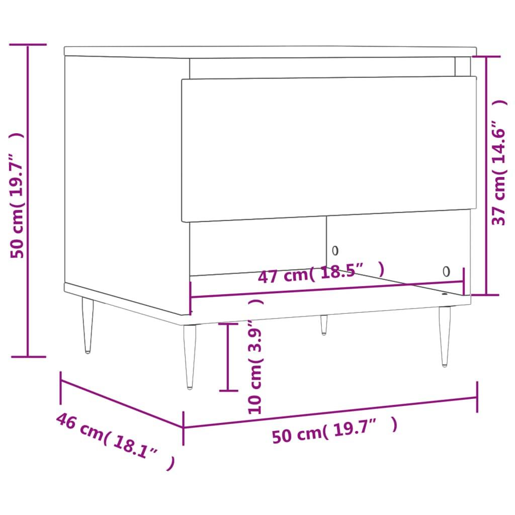 VidaXL Couchtisch holzwerkstoff