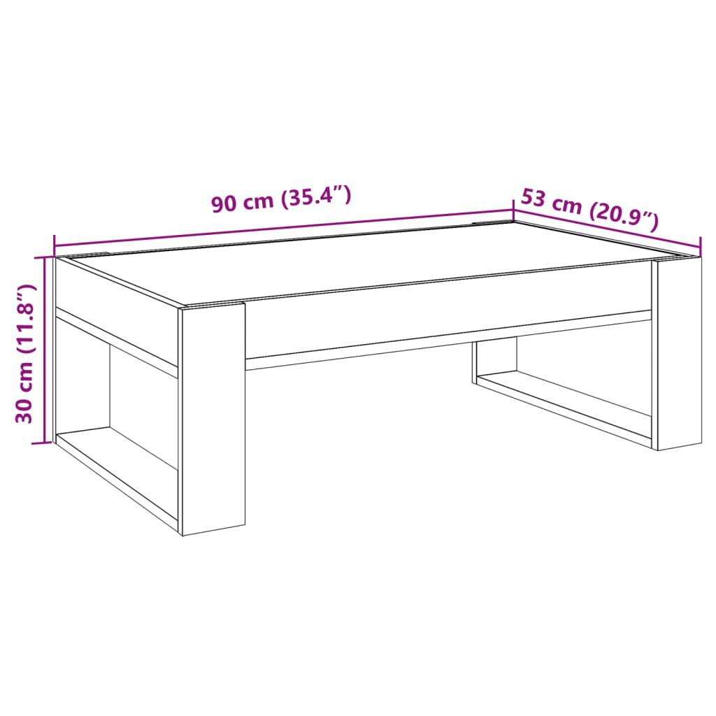 VidaXL Couchtisch holzwerkstoff