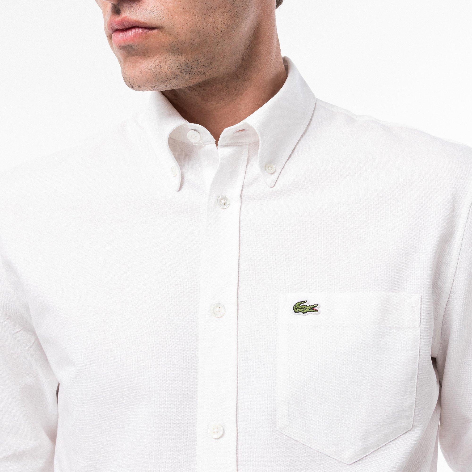 LACOSTE CH1911 Langarm Oxford Hemd