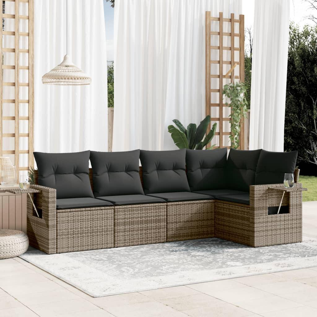 VidaXL Garten sofagarnitur poly-rattan