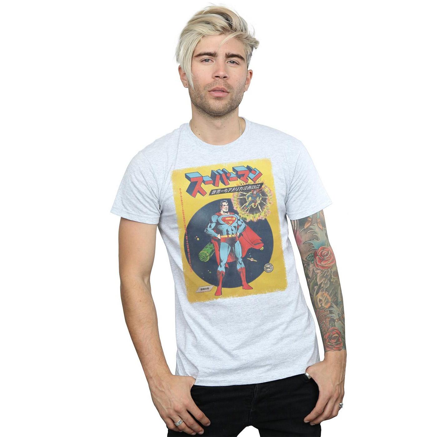 DC COMICS Superman Japanese Comic Cover T-Shirt