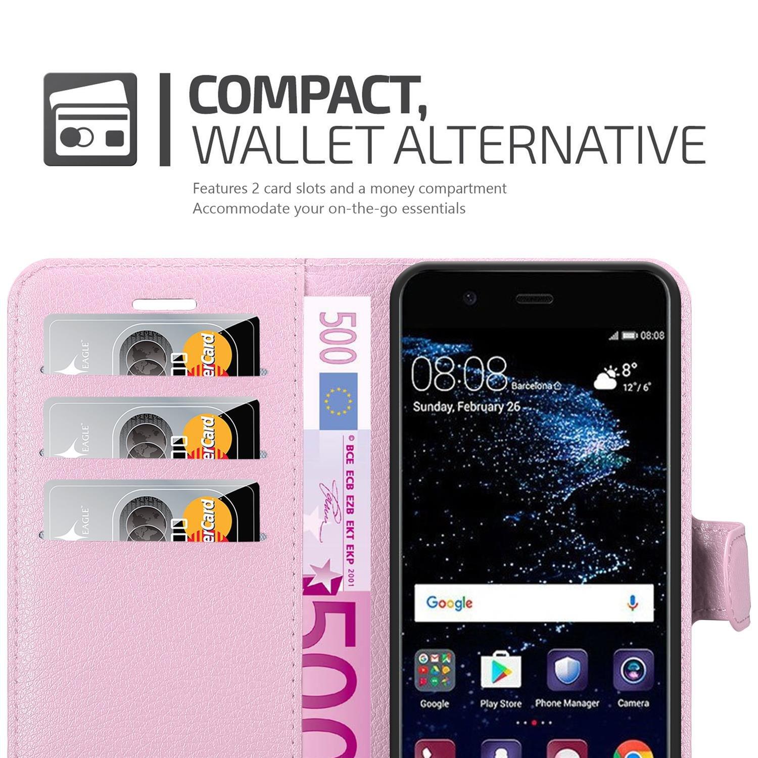 Cadorabo Hülle für Huawei P10 Standfunktion, Kartenfach
