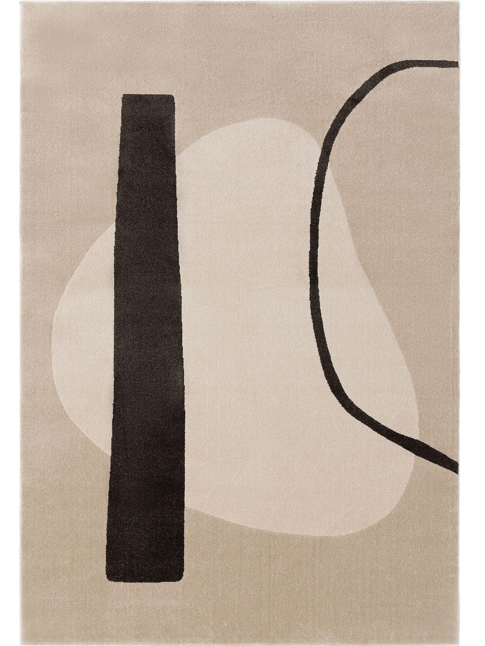 Benuta Teppich Ida CreamAnthrazit