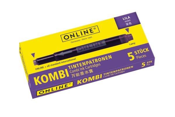 Online ONLINE Tintenpatronen Kombi 17143/12 Lila 5 Stück