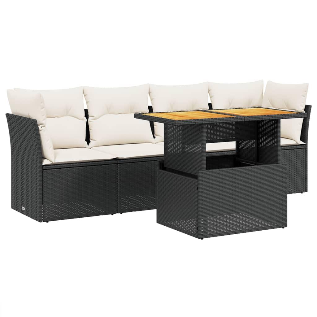 VidaXL Garten sofagarnitur poly-rattan