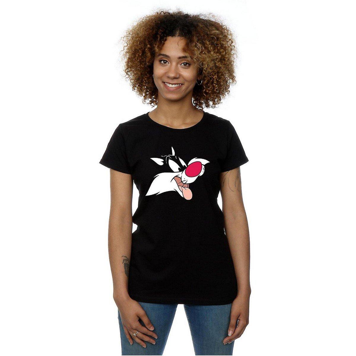 LOONEY TUNES Sylvester the Cat bedrucktes Kurzarm T-Shirt