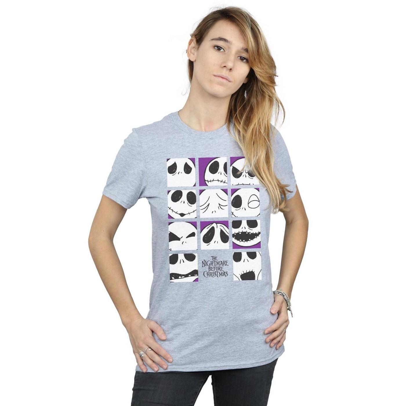 Disney Nightmare Before Christmas Many Faces Of Jack T-Shirt