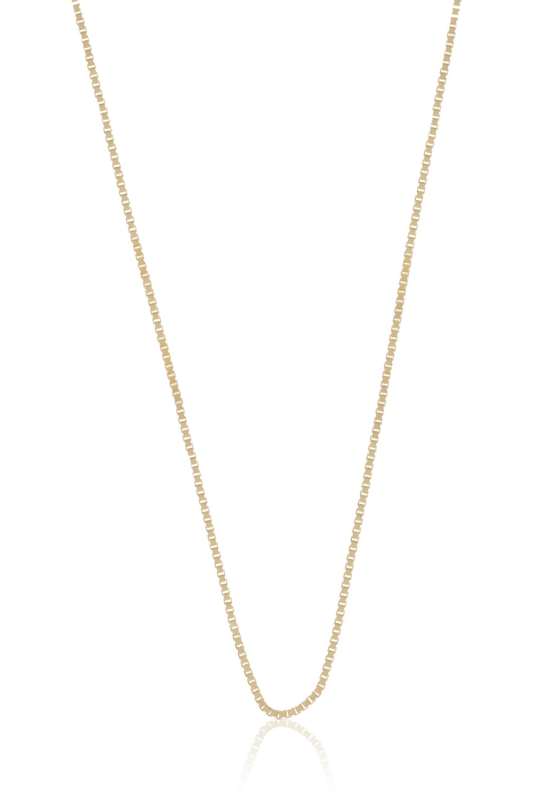 MUAU Schmuck Collier Venezianer Gelbgold 750, 0.9mm, 40cm