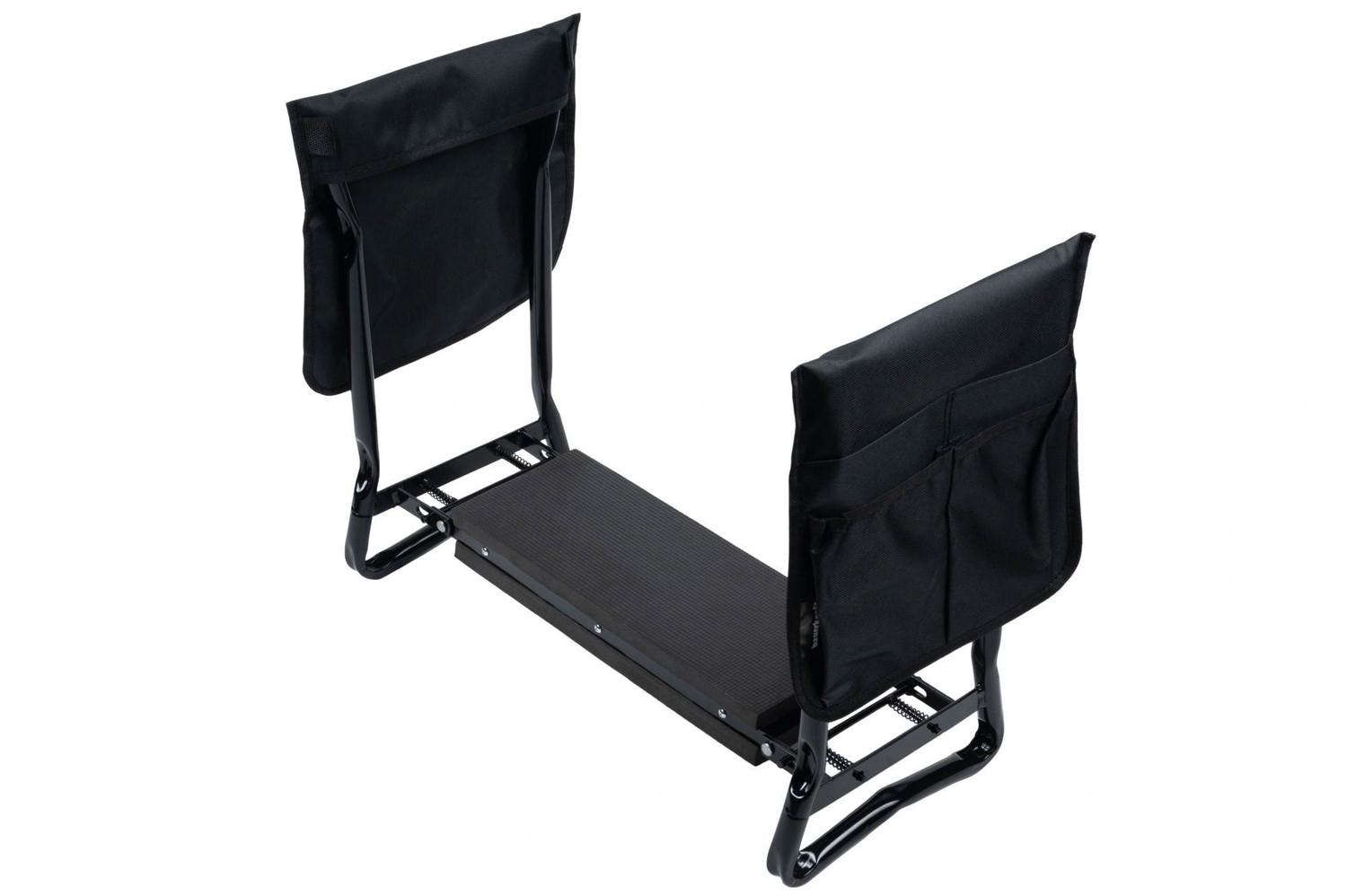 Northix Zusammenklappbarer Kniehocker für die Gartenarbeit, Werkzeuggürtel, 2 Organizer