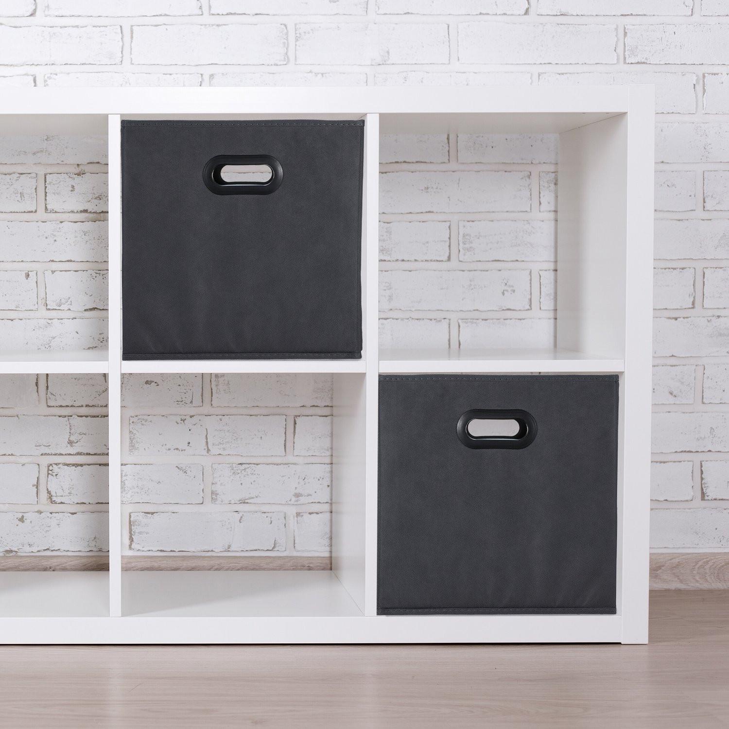B2X Aufbewahrungsbox in Anthrazit im 4er-Set