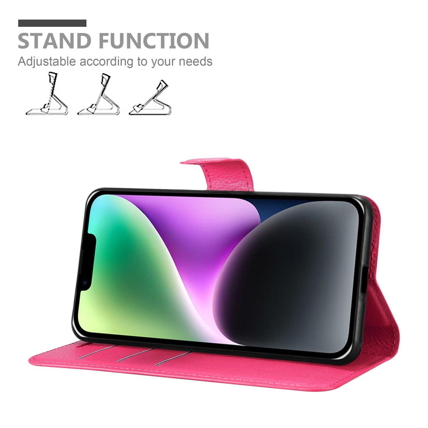 Cadorabo Hülle für Apple iPhone 14 PLUS Standfunktion, Kartenfach