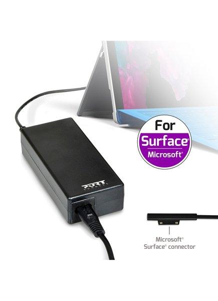 Port Designs Netzteil für Microsoft Surface, AC-Adapter, 60W