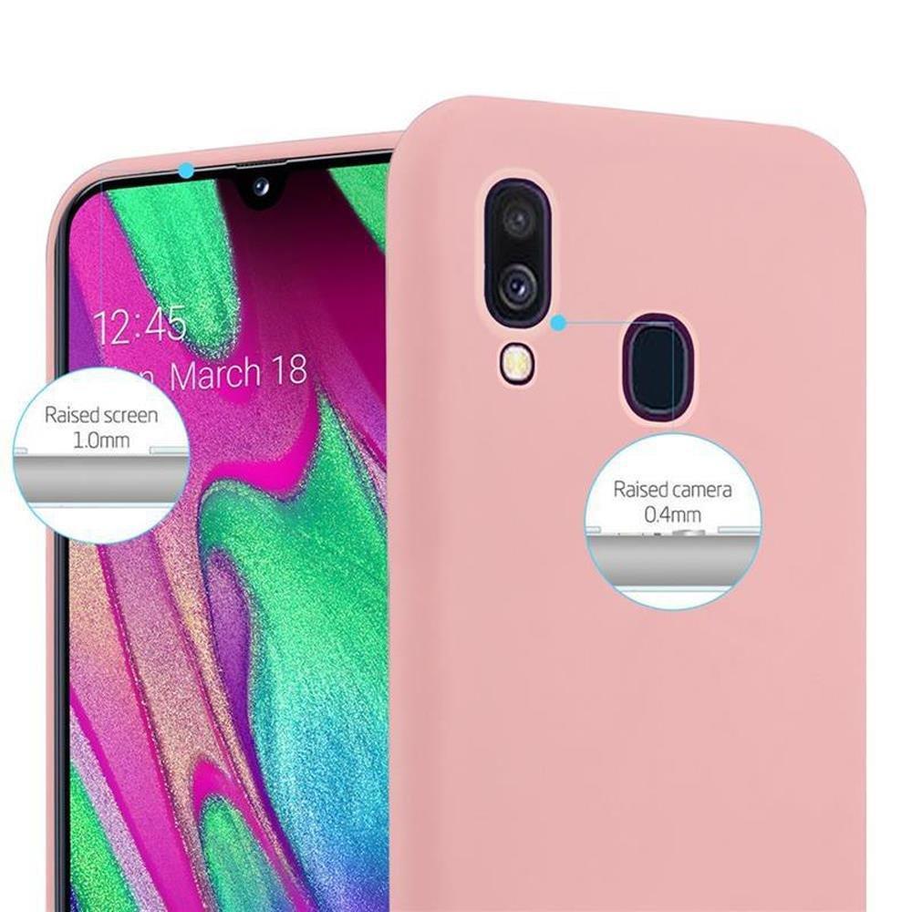 Cadorabo Hülle für Samsung Galaxy A40 TPU Silikon Candy