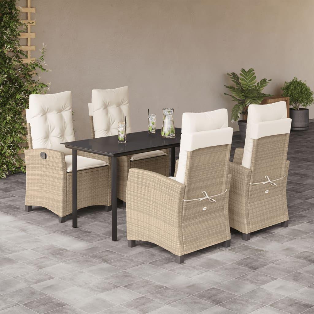 VidaXL Garten essgruppe poly-rattan
