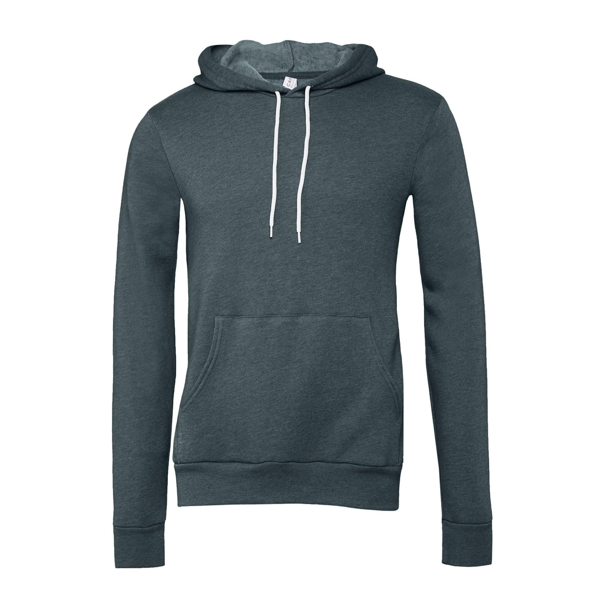 Bella + Canvas FleecePullover mit Kapuze