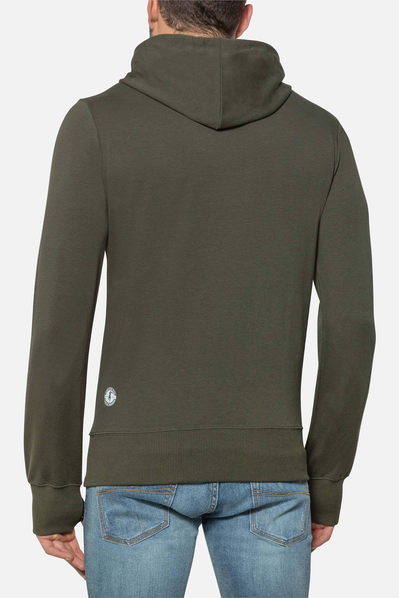 BOXEUR DES RUES Kapuzenpullover Hooded Sweatshirt with Thumb Openings
