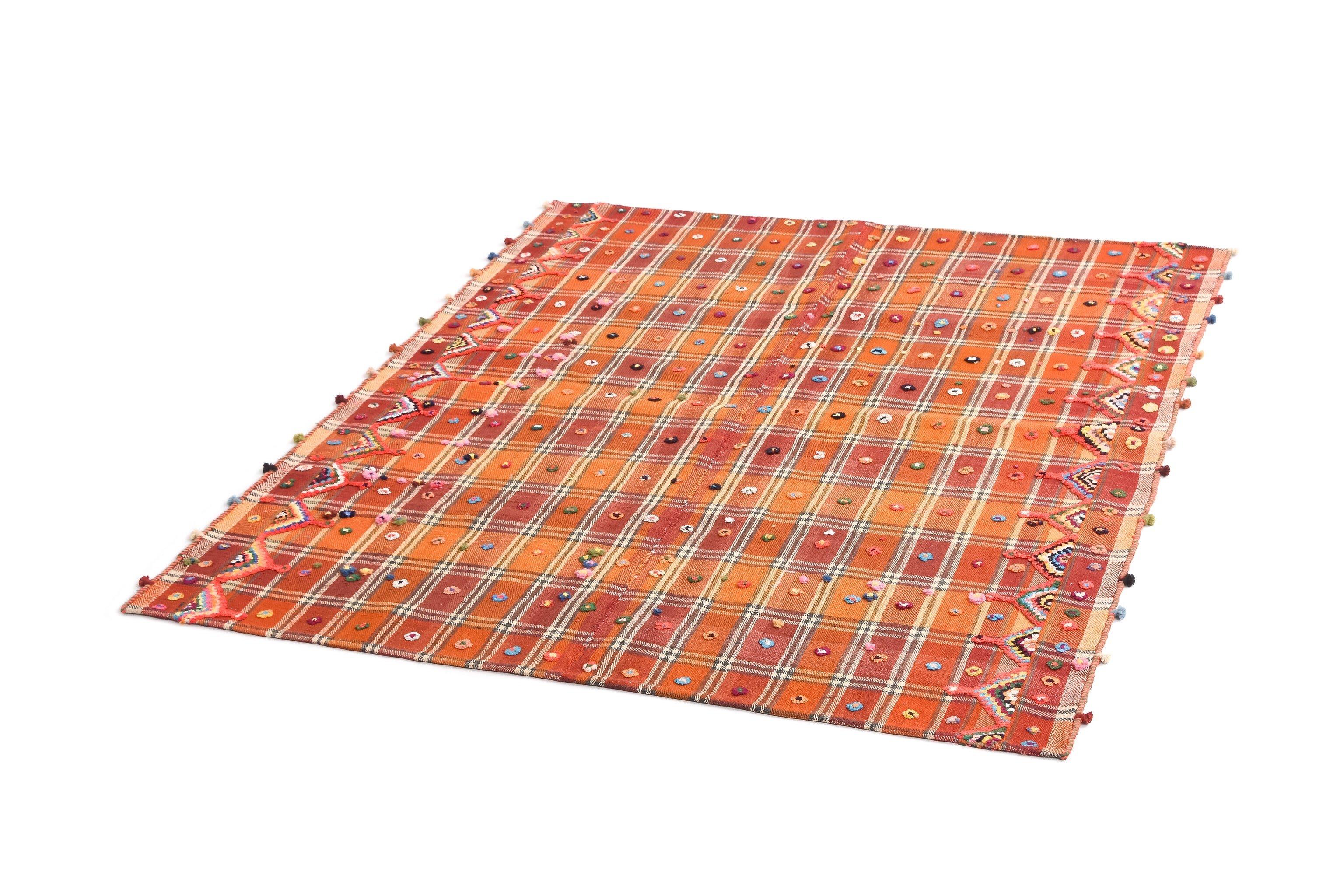 VIDAL Handgemachter Teppich Jajim old
