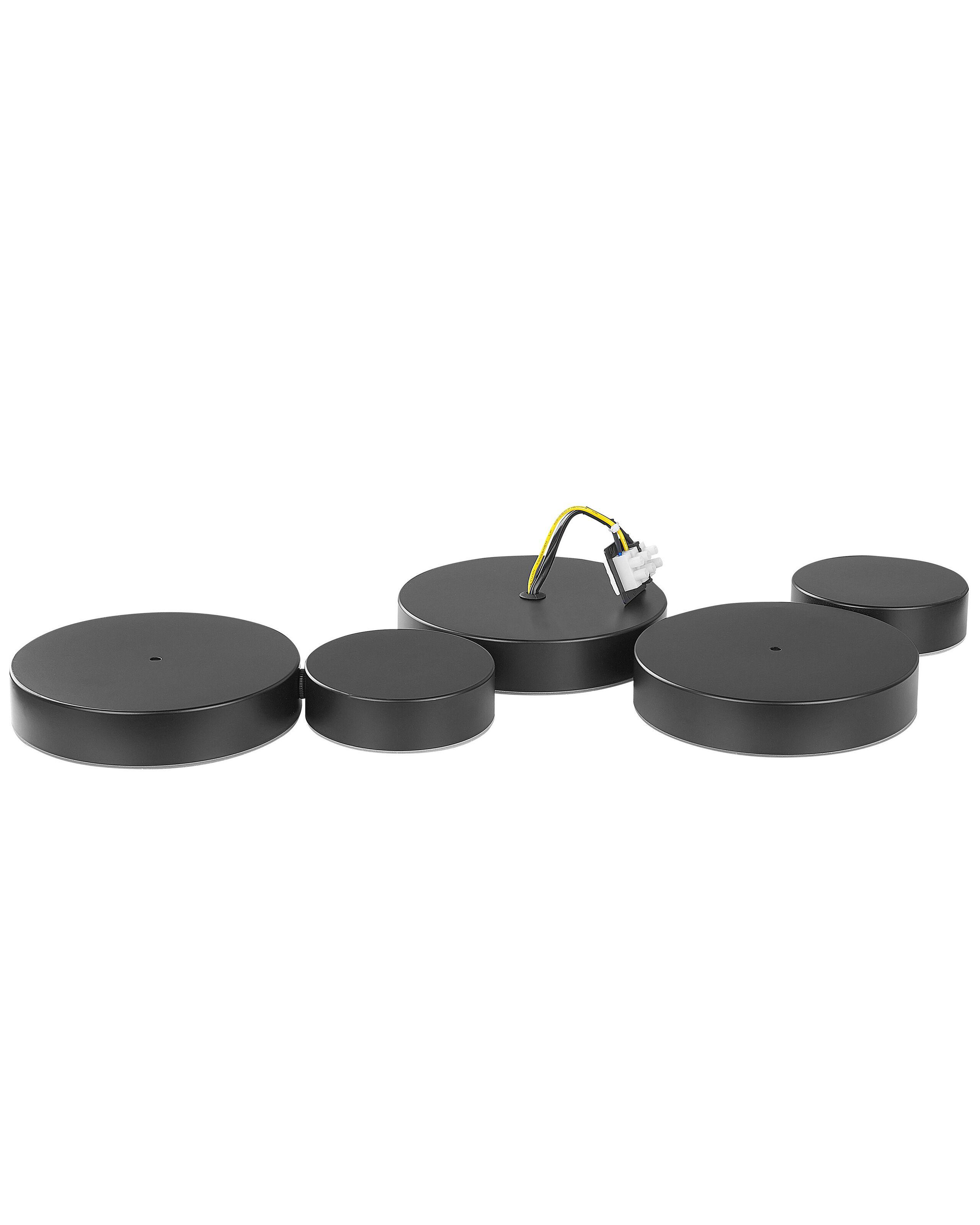 Beliani LED Deckenlampe aus Eisen Modern LUGA