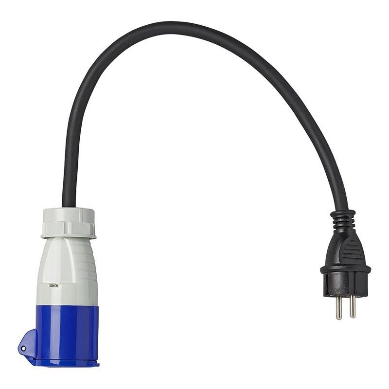 Pricenet Adapterkabel 40cm 3x2,5mm² von Schukostecker auf CEE