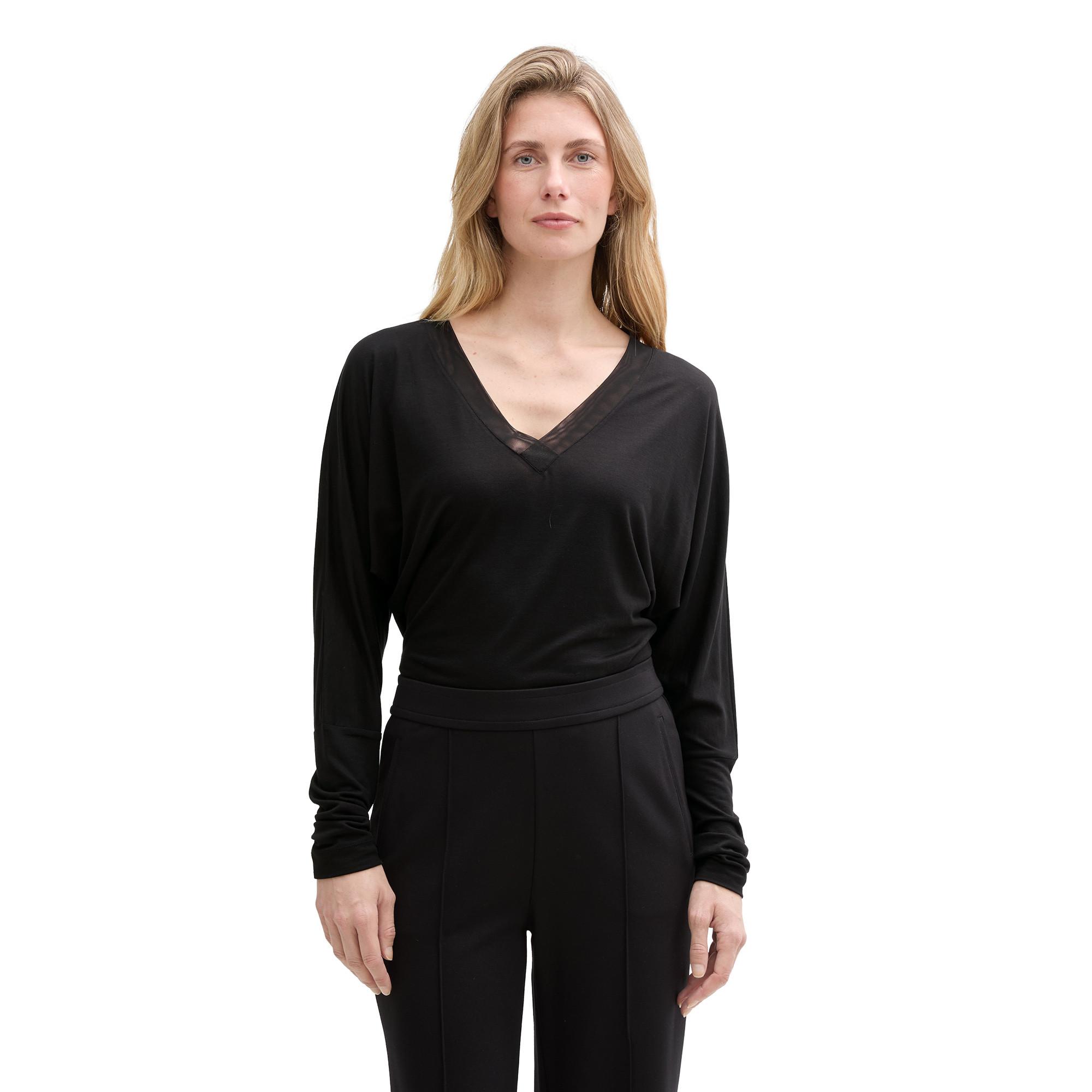 TOM TAILOR Langarm V-Ausschnitt T-Shirt