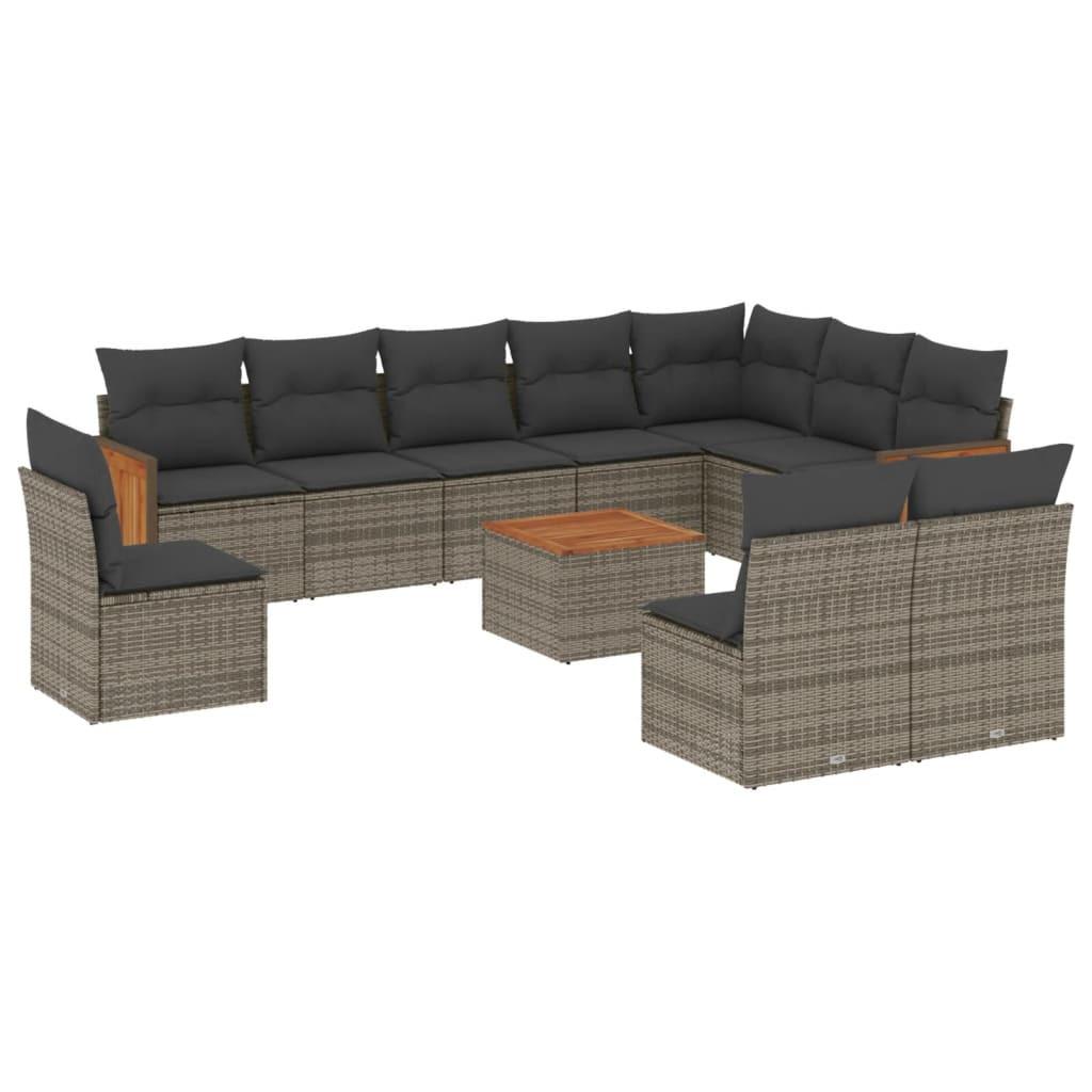 VidaXL Garten sofagarnitur poly-rattan