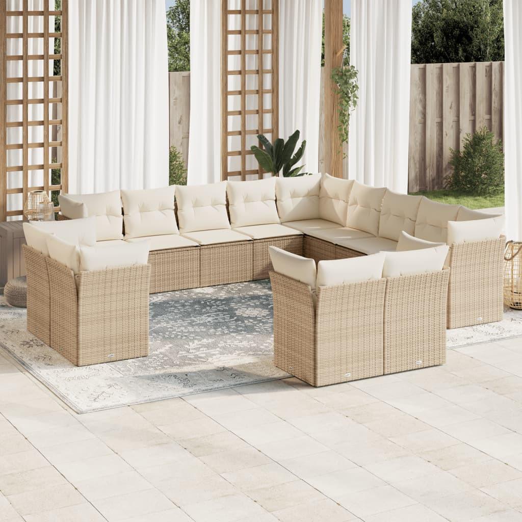 VidaXL Garten sofagarnitur poly-rattan