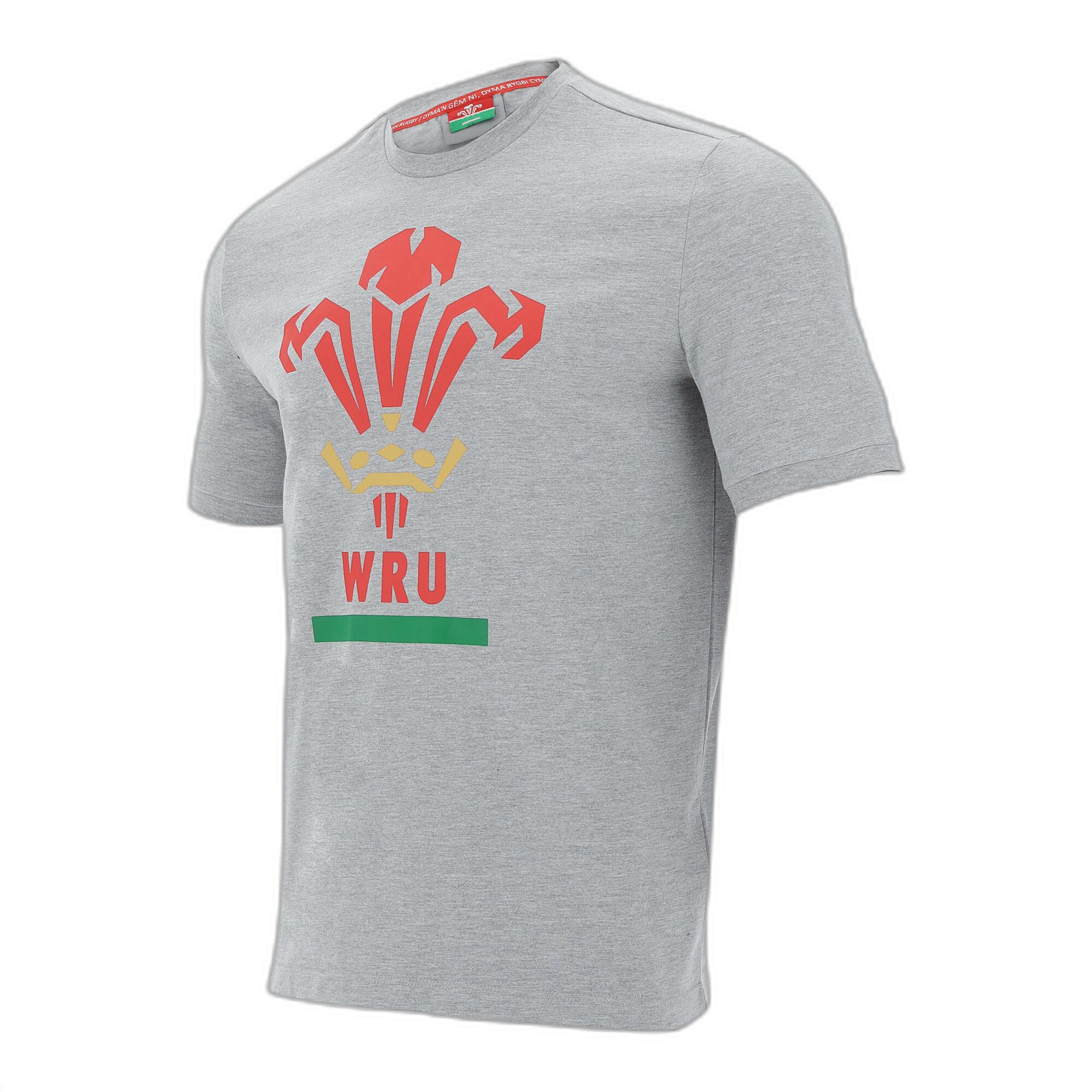 macron Wales Rugby XV 2020/21 Baumwoll T-Shirt