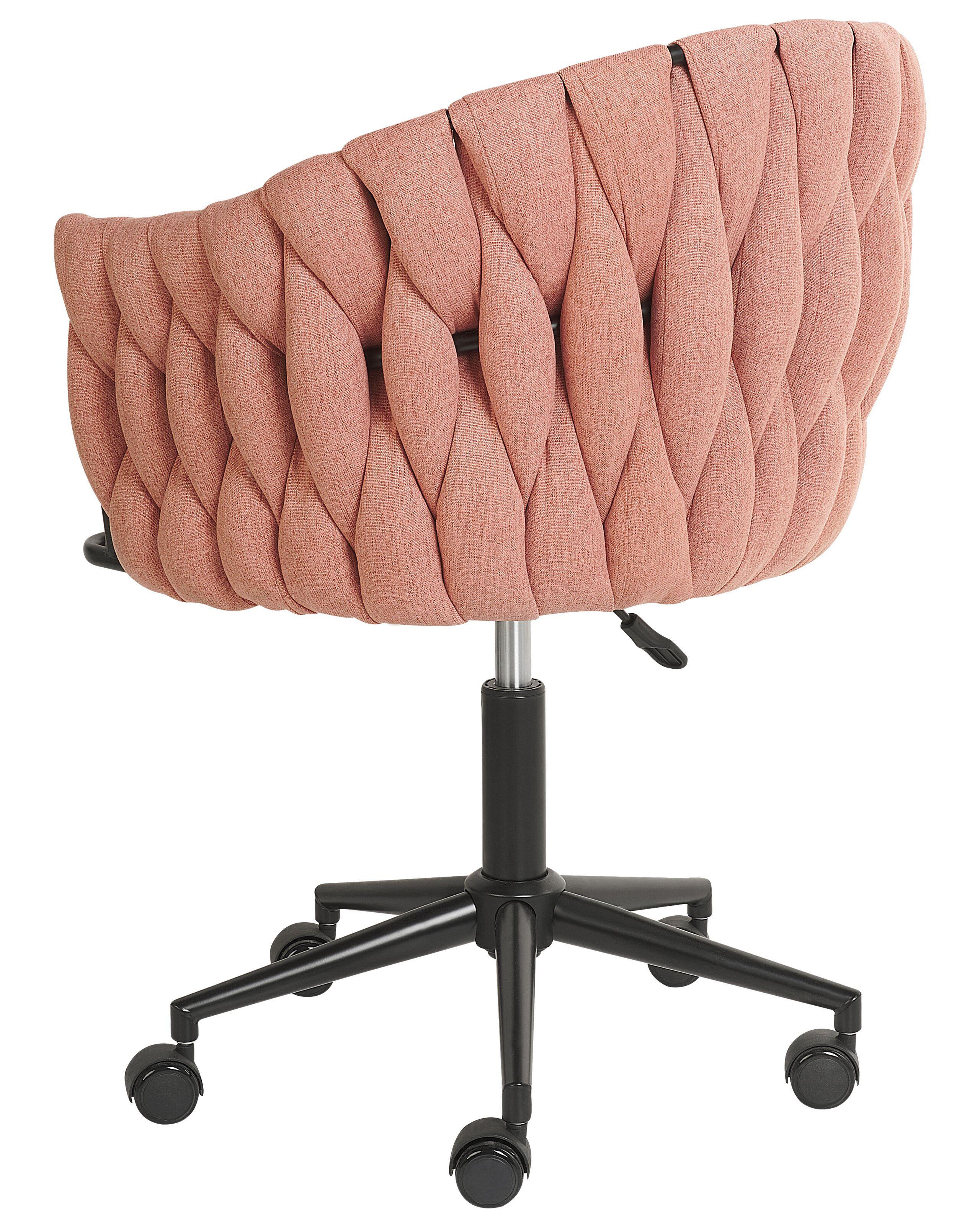 Beliani Schreibtischstuhl aus Polyester Glamourös MILAN