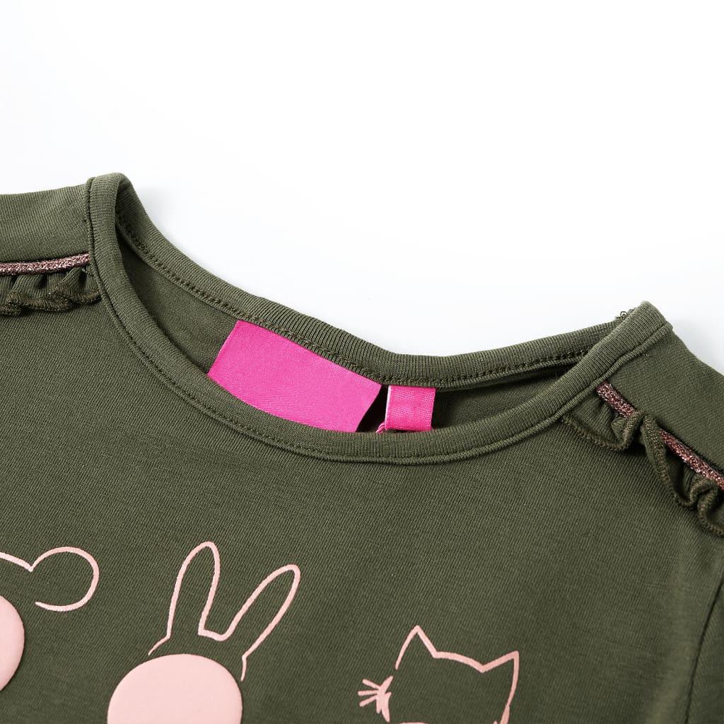 VidaXL Kinder langarmshirt gewebe