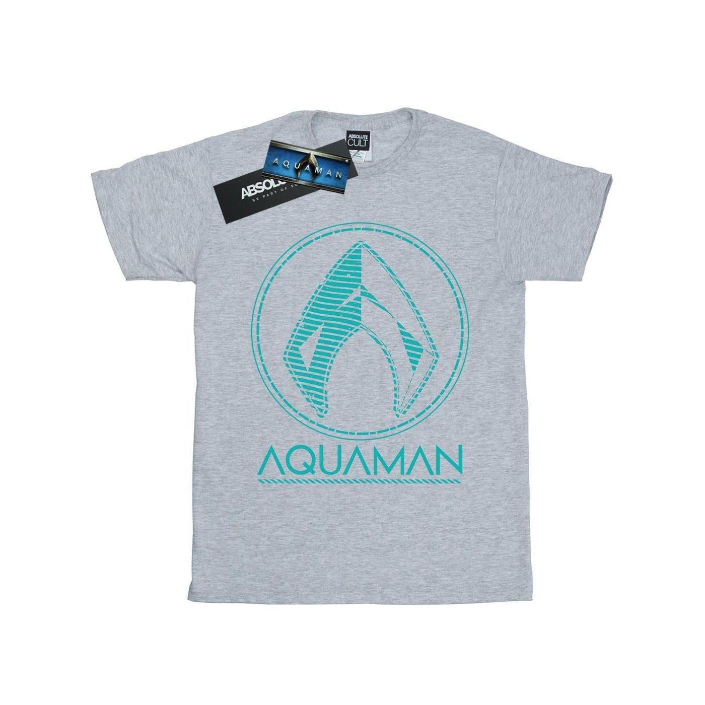 DC COMICS Aquaman Logo T-Shirt