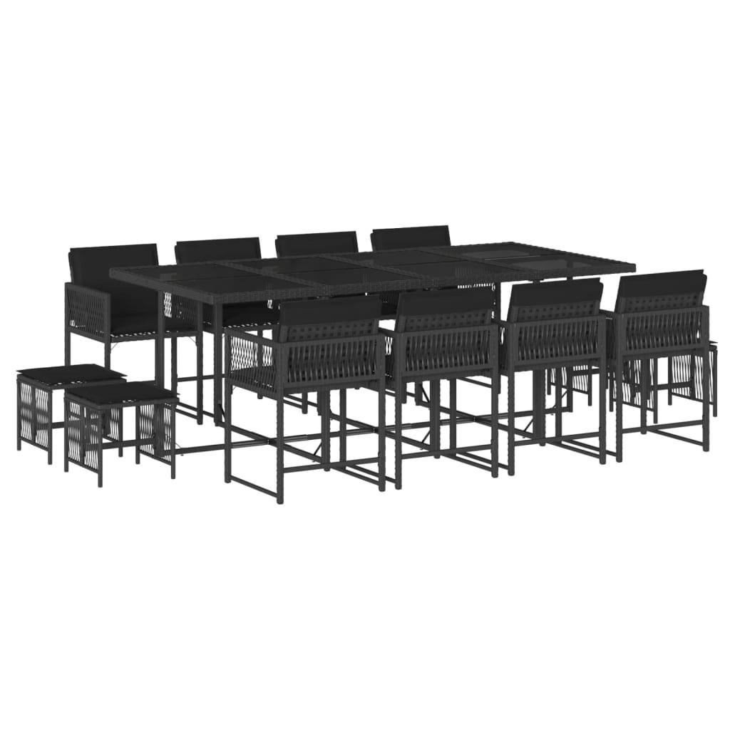 VidaXL Garten essgruppe poly-rattan