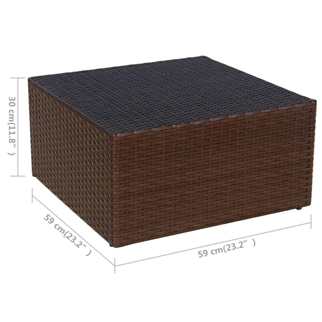 VidaXL Gartenstuhl poly-rattan
