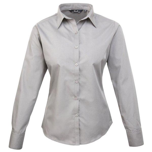 PREMIER Langärmlige Button-Down Bluse