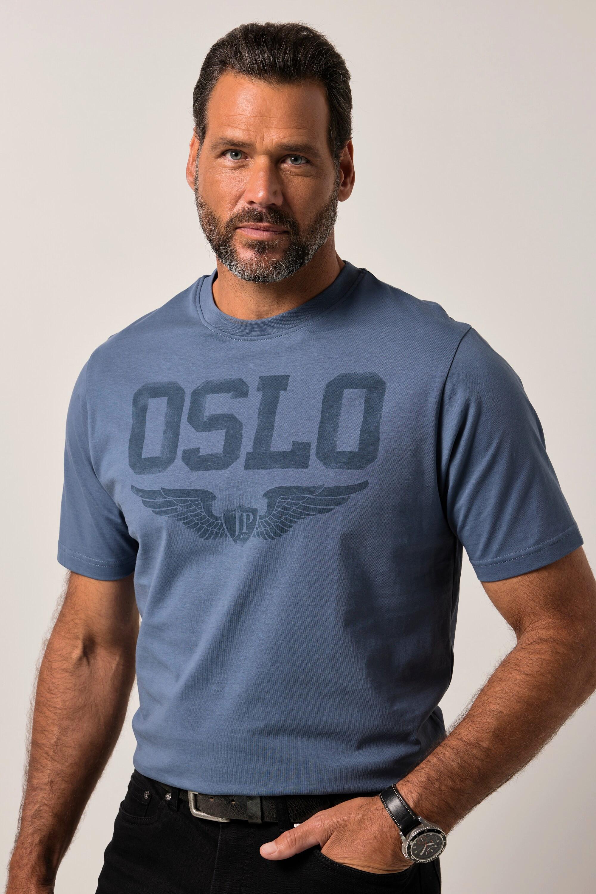 JP1880 Kurzarm T-Shirt mit Brustprint