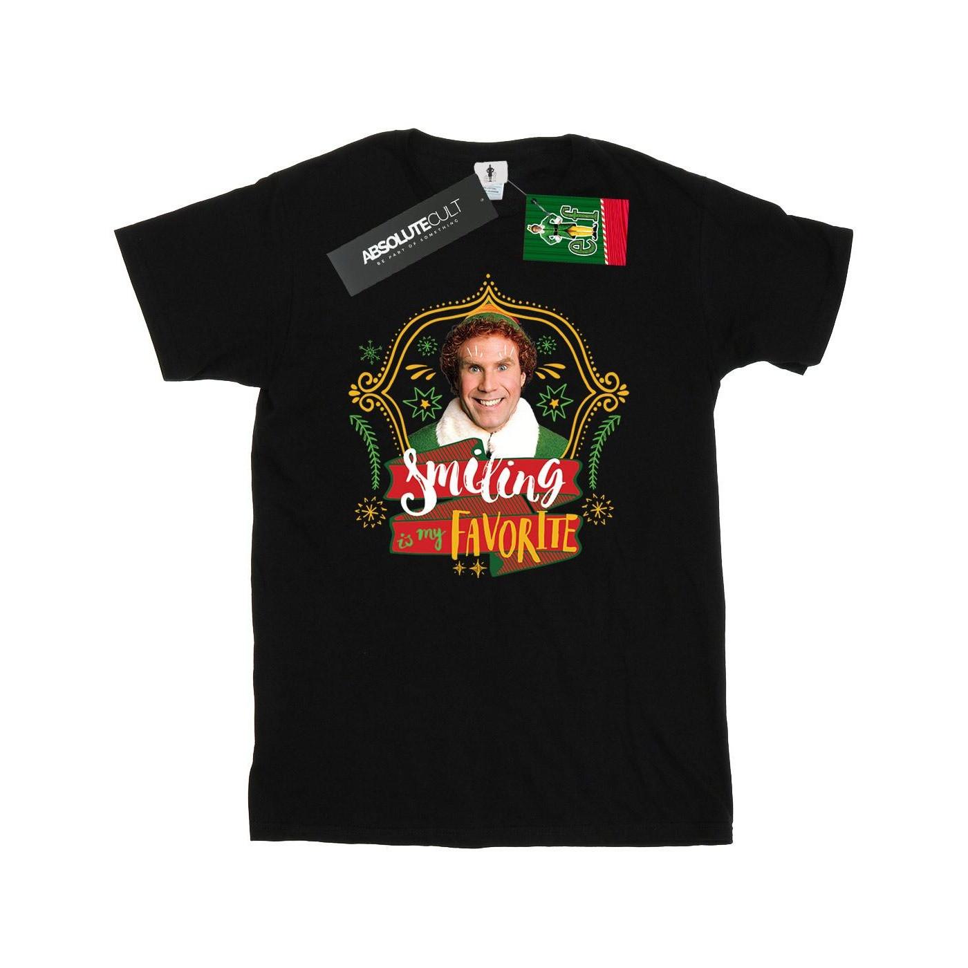Elf Smiling Is My Favorite T-Shirt