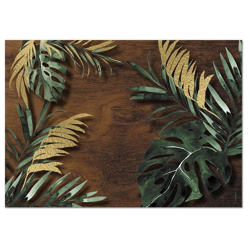 trendform Papiertischset TROPICAL GOLD 4 Sujets à 12 Blatt