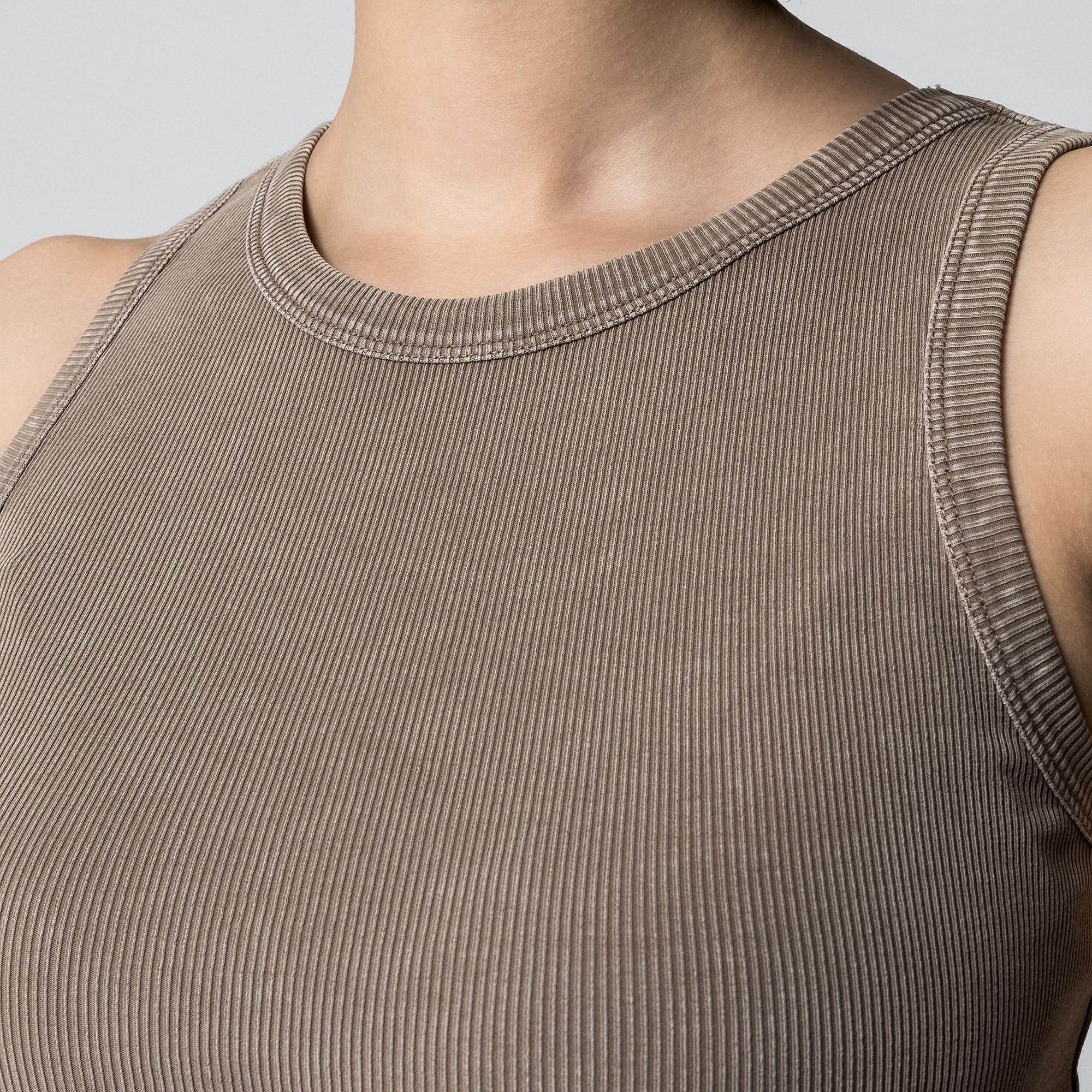 Manor Woman Ärmelloses Rippstrick Top