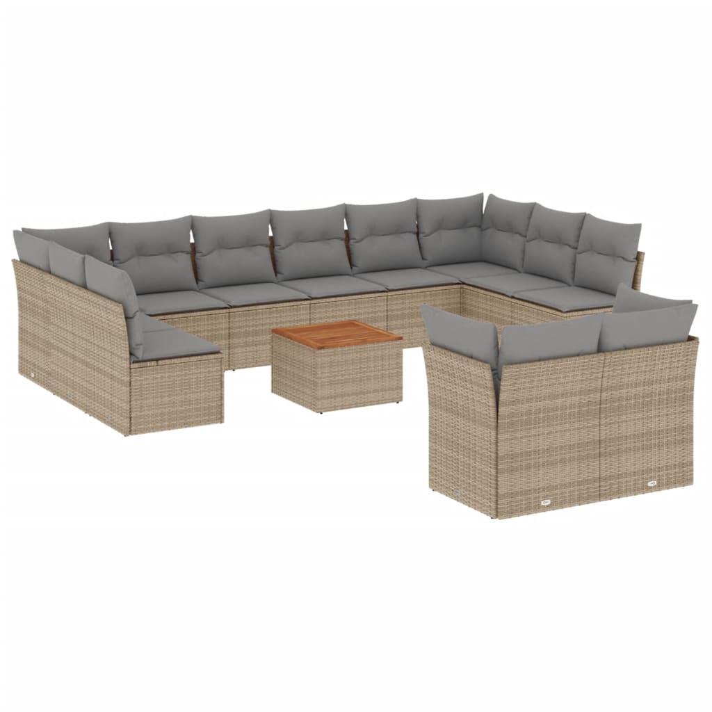 VidaXL Garten sofagarnitur poly-rattan