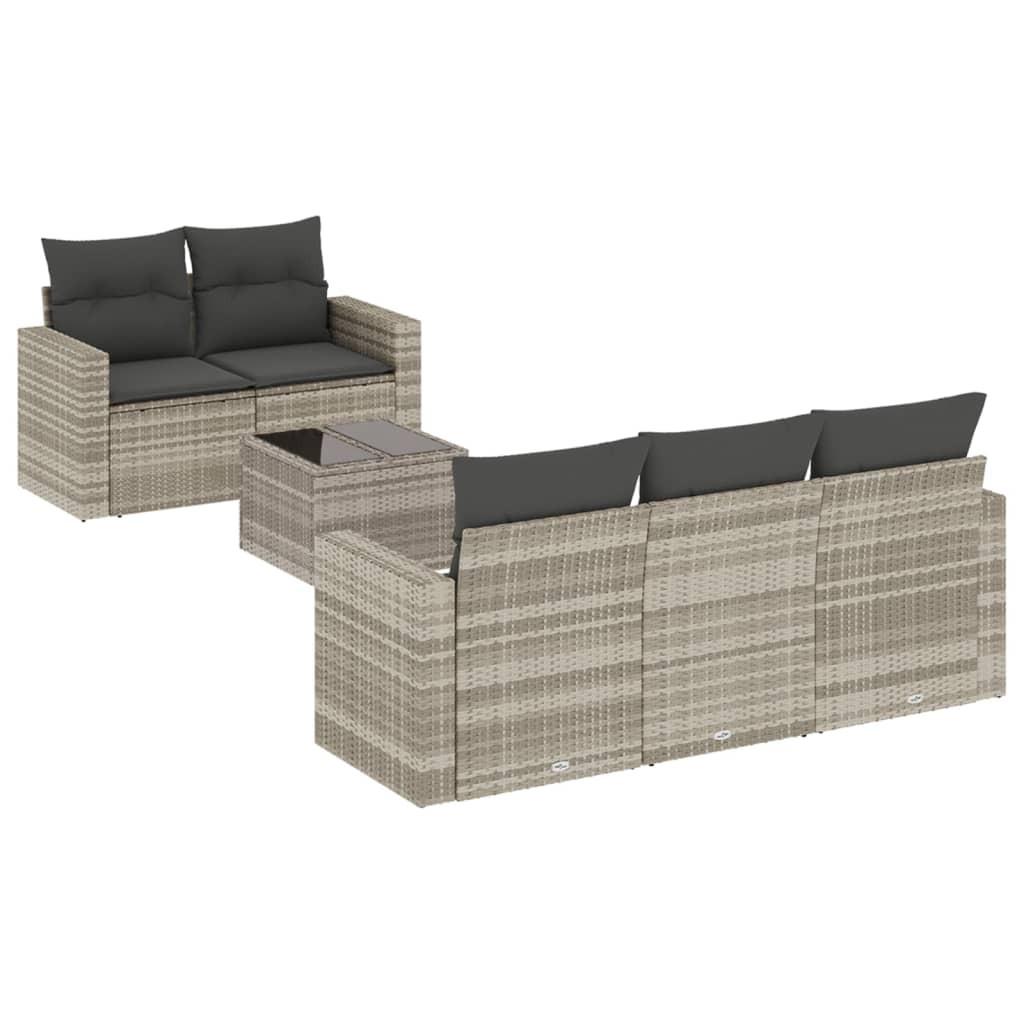 VidaXL Garten sofagarnitur poly-rattan