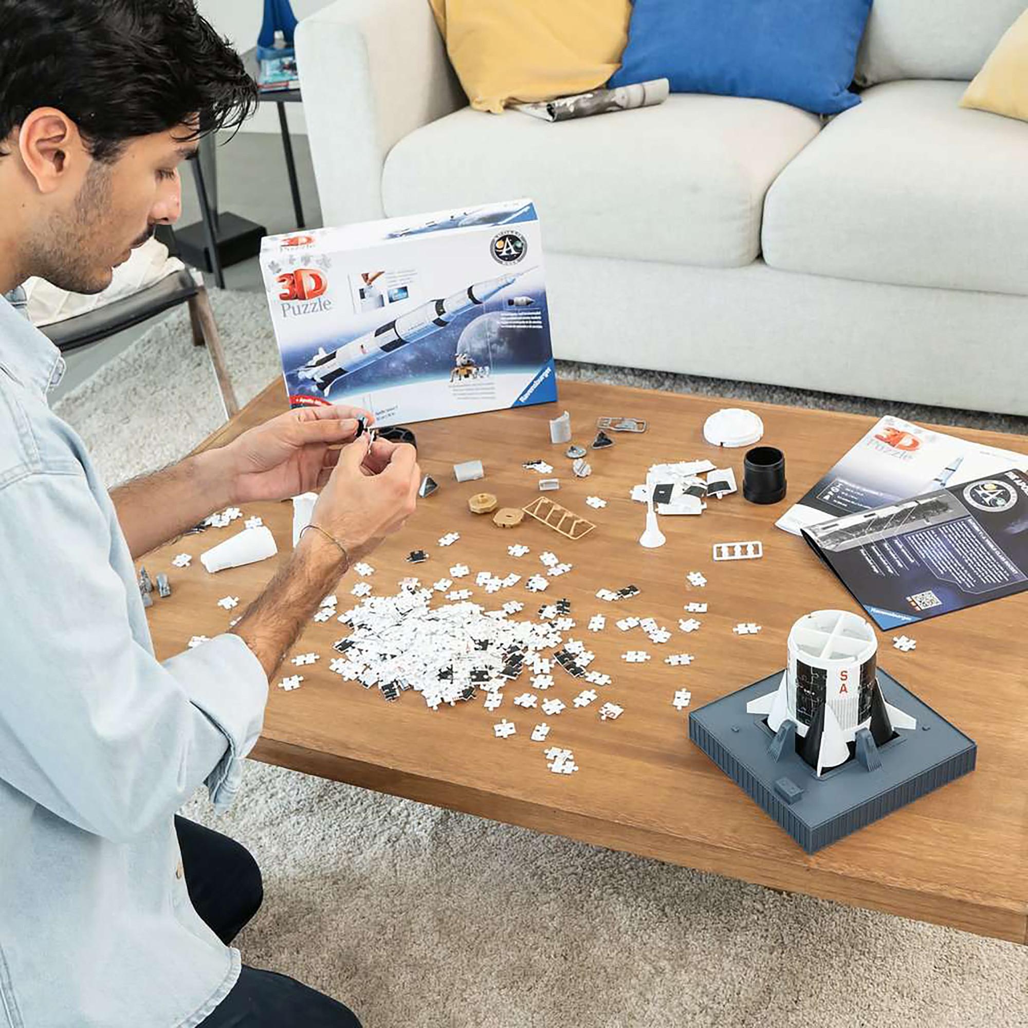 Ravensburger Apollo Saturn V Rakete 3D Puzzle, 440 Teile