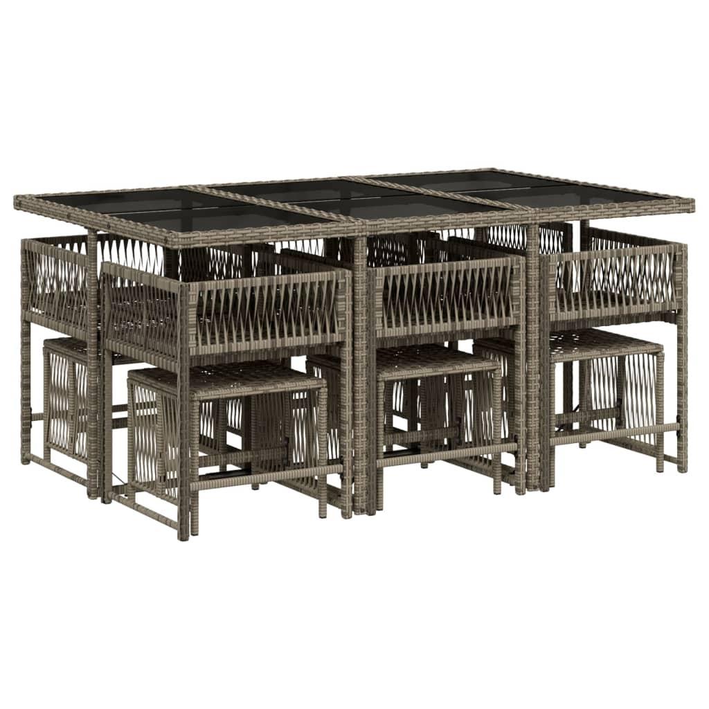 VidaXL Garten essgruppe poly-rattan