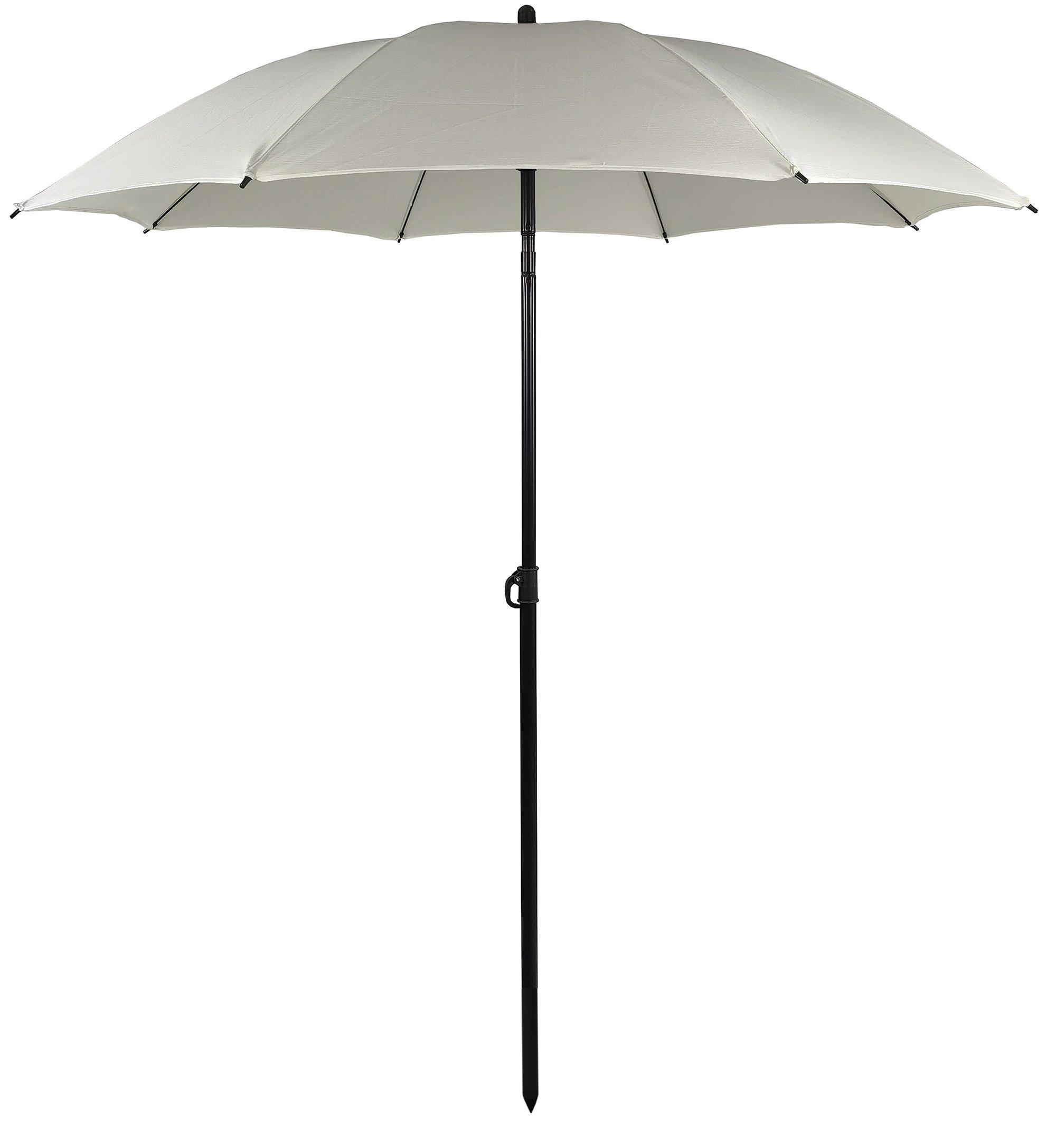 VCM Sonnenschirm Strandschirm Schirm Balkonschirm Gartenschirm rund UV-Schutz